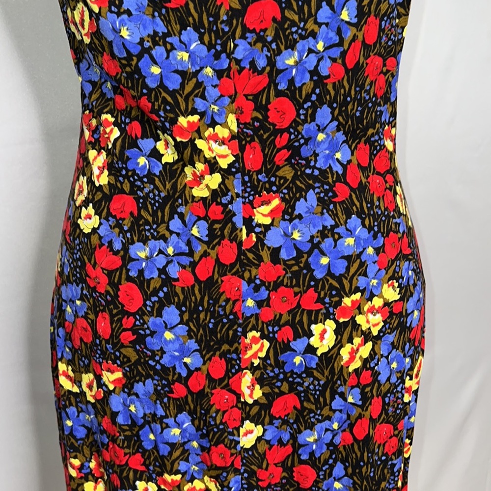 ❤️ Vintage Mariella Burani Per AMULETI Floral Tank Dress - Picture 11 of 15